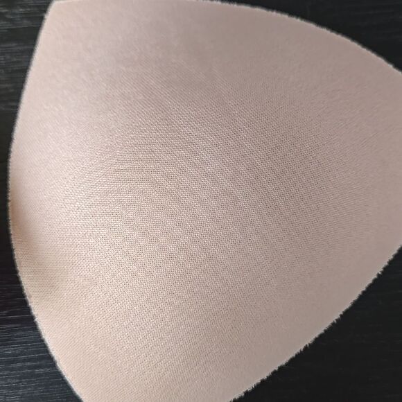 Beige Nude Likw Hue Color Womens Insert Bra Pads Triangle Ladies Replacement - Picture 3 of 8